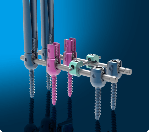 ploy-axial pedicab screw system